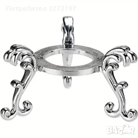 80 мм преспапие с прозрачен кристален диамант(реплика) с метална стойка, снимка 5 - Декорация за дома - 48257214