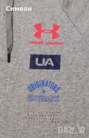 Under Armour UA Rival Fleece Hoodie оригинално горнище S спорт суичър, снимка 4 - Спортни дрехи, екипи - 38869865