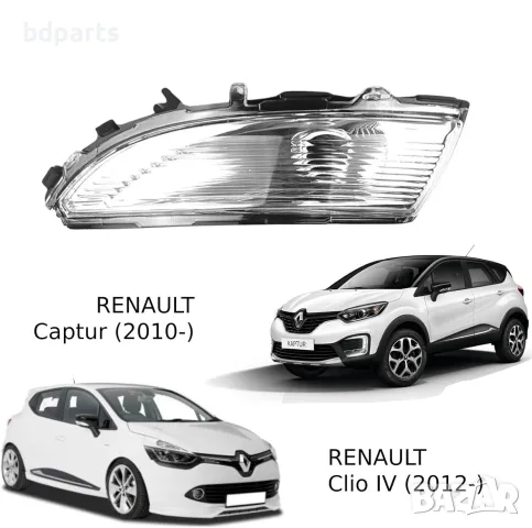 Ляв мигач в огледалото, Renault, Clio MK4, Captur, Zoe, Nissan Micra, снимка 4 - Части - 56141639