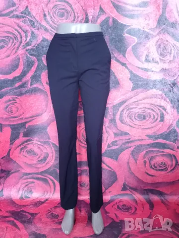 H&M Тъмно син офис панталон С/М, снимка 1