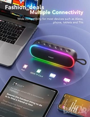 Нов Безжичен преносим Bluetooth високоговорител Водоустойчив Колонка Подарък, снимка 5 - Bluetooth тонколони - 42352144