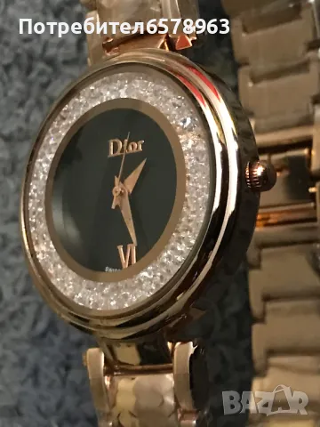 Дамски часовник Dior  с бели камъни , снимка 8 - Дамски - 48645018