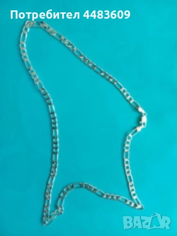 Сребърен Ланец Картие , снимка 4 - Колиета, медальони, синджири - 53483539