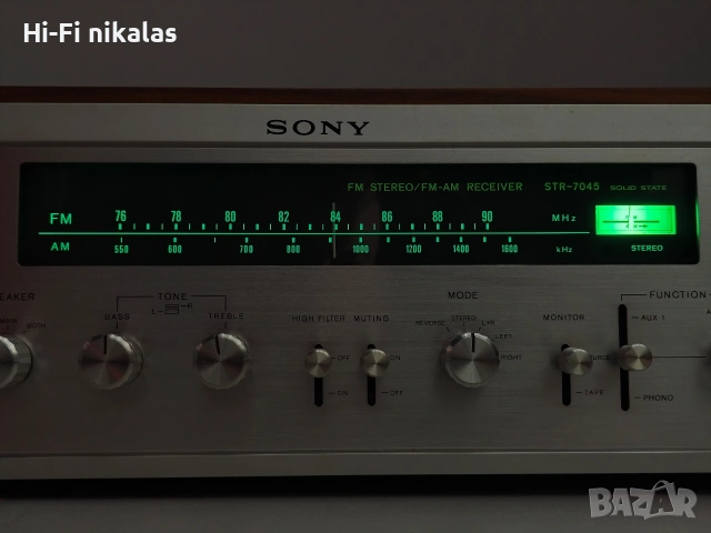 ретро стерео усилвател ресийвър Hi-Fi SONY STR-7045, снимка 9 - Ресийвъри, усилватели, смесителни пултове - 53645458