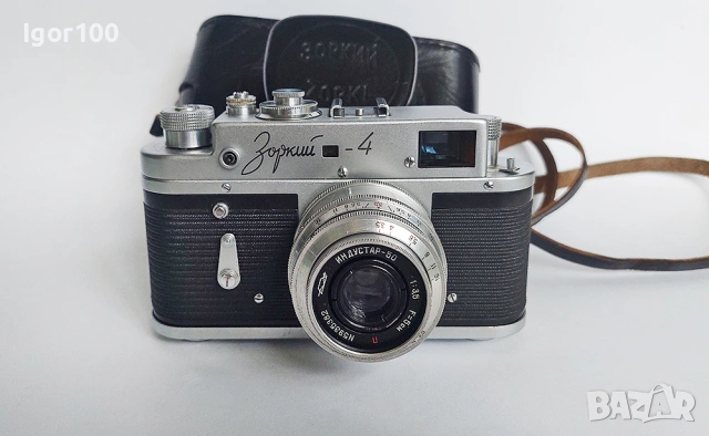 ЗОРКИЙ - 4 - перфектен, снимка 5 - Фотоапарати - 53568957