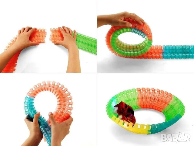 M a g i c T r a c k s Детска светеща писта 220 части, снимка 5 - Други - 50381249