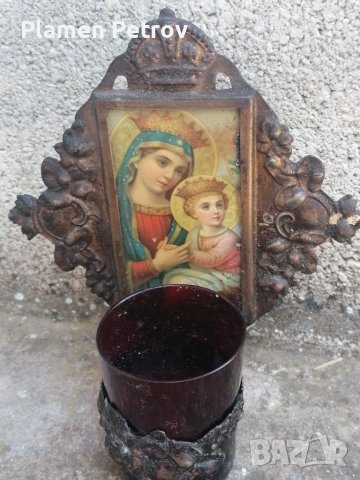 Иконостас за стена и Исус Христос/Мурано/, снимка 11 - Антикварни и старинни предмети - 41664364