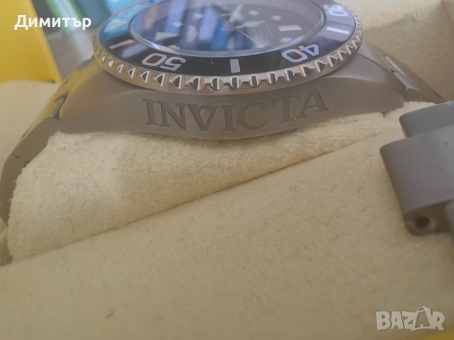 Invicta изцяло титаниев автомат на Seiko NH35A, снимка 8 - Мъжки - 51747594