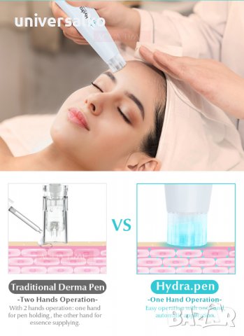 Hydra Pen мезотерапия за коса и кожа, стрии, косопад, акне, целулит Хидро пен, снимка 12 - Козметични уреди - 39669826