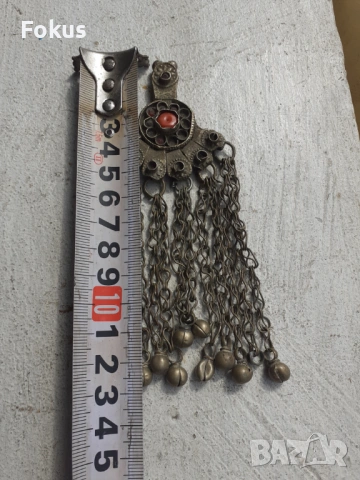 Стара трепка накит забодка, снимка 5 - Антикварни и старинни предмети - 53333824