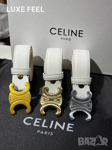 Дамски  Колани - Естествена Кожа ⚜️ CELINE , снимка 4 - Колани - 53014035