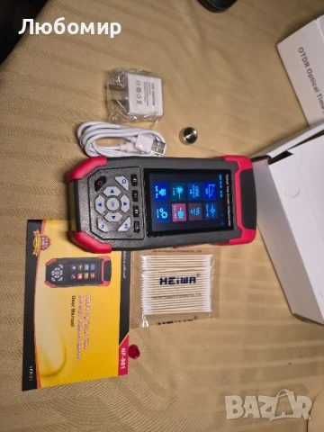 Тестер за оптични кабели MINI OTDR NF-981 Рефлектометър за оптични кабели с OPM VFL OLS , снимка 3 - Друга електроника - 50709058