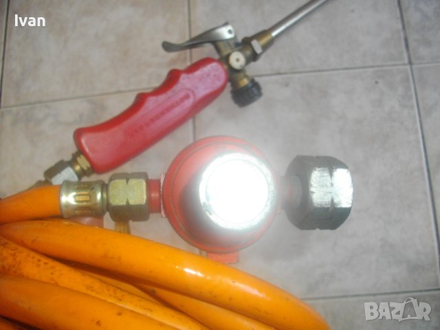 Газова Горелка 89 ROTHENBERGER-За Хидроизолации/Покриви-С Маркуч 5 м и Редуцир Вентил-Оригинални-Отл, снимка 17 - Други инструменти - 42121837