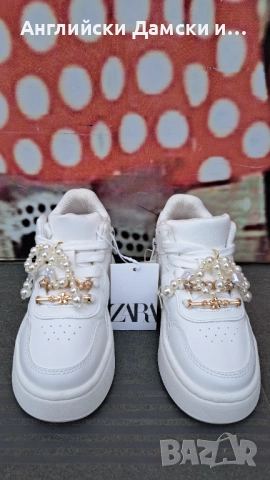 Английски дамски кецове-Zara, снимка 2 - Кецове - 51531257