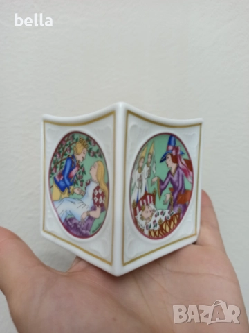 Порцеланов свещник Спящата красавица - Hutschenreuther 2000 , снимка 2 - Антикварни и старинни предмети - 51622447