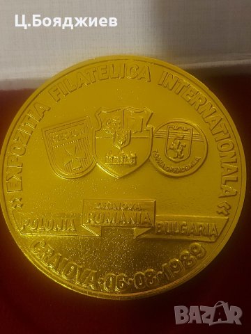 3 бр. Румънски медали/ плакети, снимка 6 - Антикварни и старинни предмети - 41924116