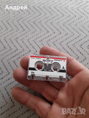 Стара микро касета Sony, снимка 2 - Други ценни предмети - 52967508
