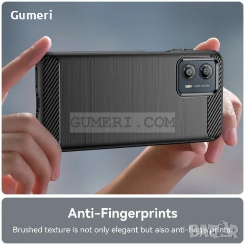 Motorola Moto G53 Противоударен Силиконов Гръб - Карбон, снимка 7 - Калъфи, кейсове - 40054981