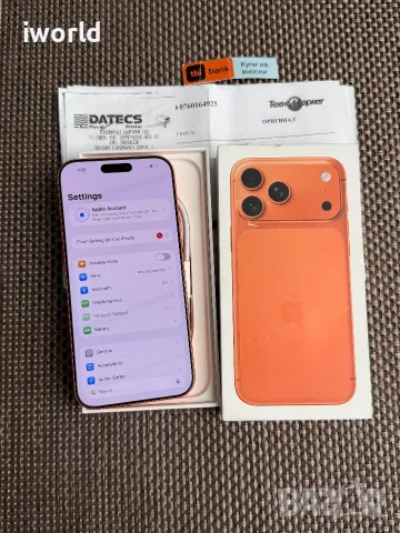 24м ГАРАНЦИЯ ❗️256Gb⚠️iPhone 17 Pro Max Лизинг от 42€/мес Orange❗️КАТО НОВ❗️ с опция на изплащане, снимка 9 - Apple iPhone - 55810928