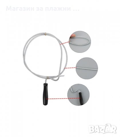 СПИРАЛА ЗА ОТПУШВАНЕ НА КАНАЛИ 3 МЕТРА - код 1802