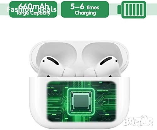 Нов Калъф за безжично зареждане за салушалки Airpods Pro 1 660mAh батерия, снимка 2 - Друга електроника - 42019127