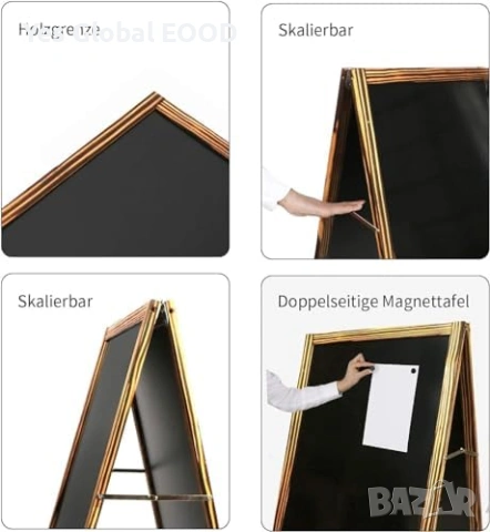 uyoyous рекламна дъска тип А 53×95 см с тебешир, снимка 5 - Други - 53096152