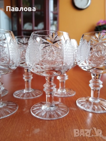 Кристални чаши,, Ропотамо", снимка 3 - Чаши - 53183455