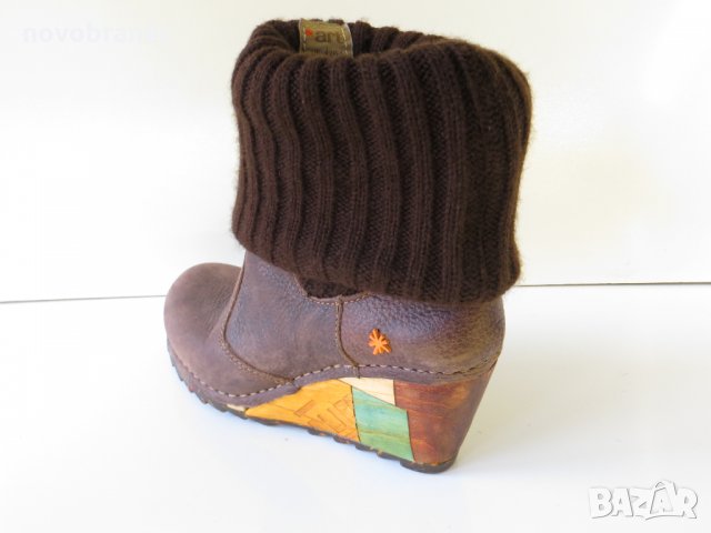 Art Shoes 37/38 боти естествена кожа, снимка 3 - Дамски боти - 35907535