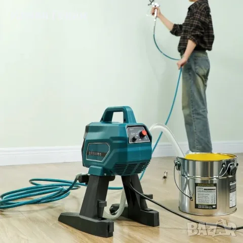 HOMCOM Система за пръскане на боя, 700 W, снимка 8 - Бои, лакове, мазилки - 55840747
