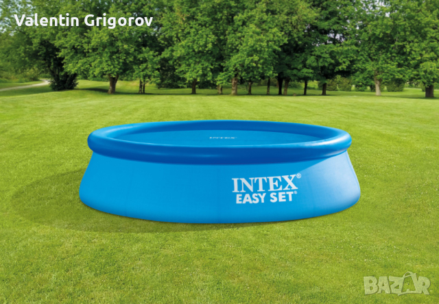Покривало за басейн Easy Set, 244 см. INTEX CROCOLAND, снимка 2 - Басейни и аксесоари - 44766967