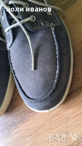 ECCO-кожени шити мъжки обувки,оригинални 45 номер, снимка 3 - Маратонки - 53694656