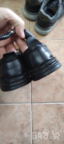 Български кожени черни обувки номер 43, снимка 3 - Ежедневни обувки - 40860615