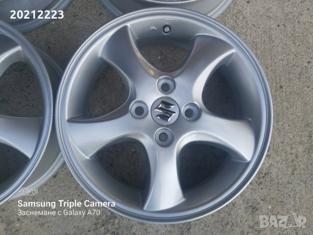 4 броя алуминиеви джанти за Suzuki Splash,Suzuki Ignis 15, снимка 6 - Гуми и джанти - 34028014