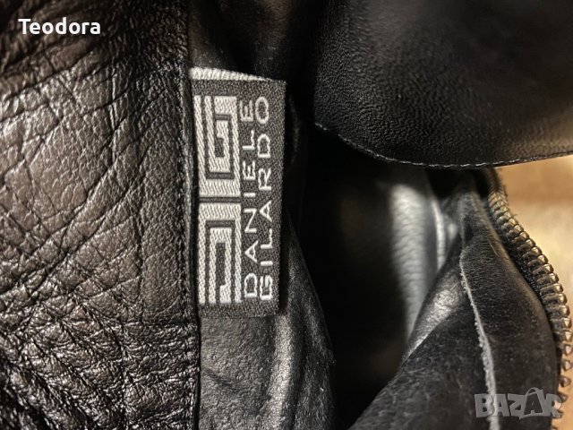 Боти от естествена кожа , снимка 4 - Дамски боти - 38815876