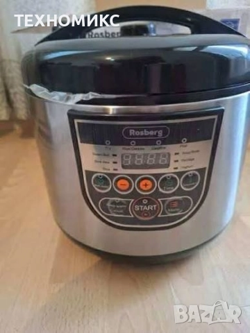Мултикукър с 10 програми Rosberg RP51985E5, 780W, 5L, LED дисплей, Инокс, снимка 8 - Мултикукъри - 52406653