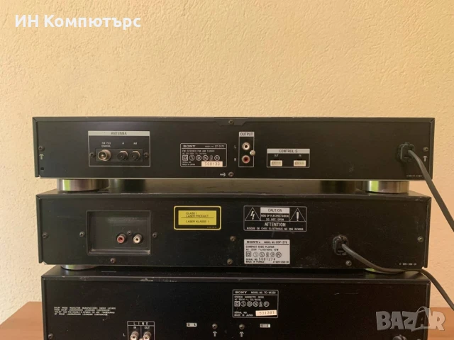 Продавам сет от четири компонента Sony, снимка 9 - Ресийвъри, усилватели, смесителни пултове - 50961435
