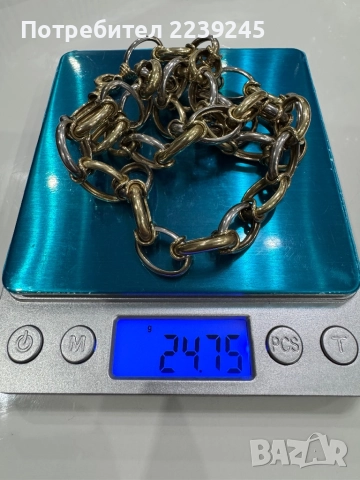 златен ланец, снимка 5 - Колиета, медальони, синджири - 52795711