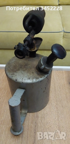 горелка бензинова лампа от соца , снимка 4 - Антикварни и старинни предмети - 52586796