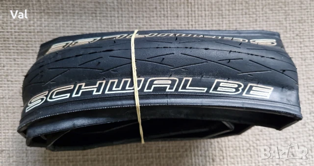 Нова сгъваема шосейна гума Schwalbe Durano – 26 x 1.1” (28х559), тегло 260гр. Защита от спукване, снимка 2 - Части за велосипеди - 50715362