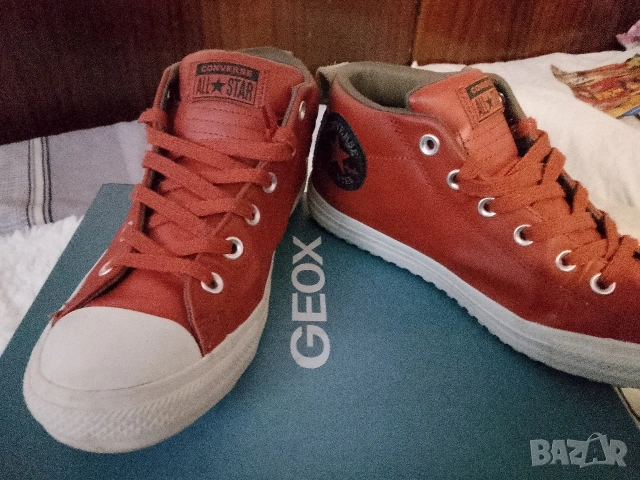 Кожени кецове Converse