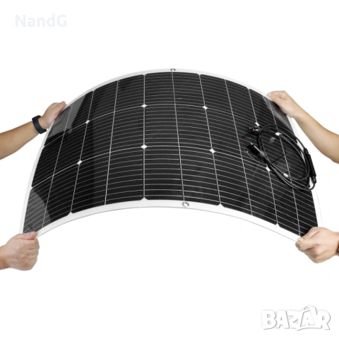 Гъвкав соларен панел 200w PowMr, снимка 2 - Друга електроника - 53498910