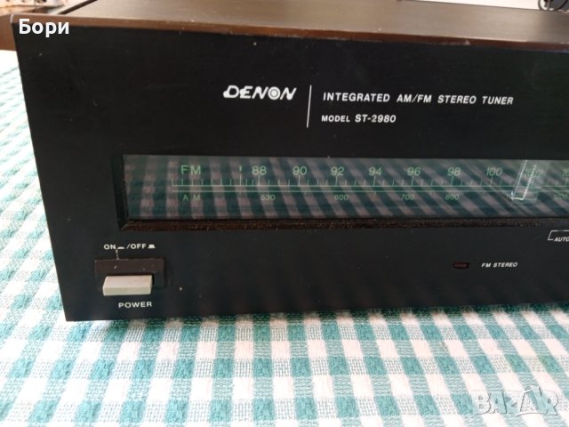 DENON ST-2980 Стерео тунер, снимка 2 - Радиокасетофони, транзистори - 41437414