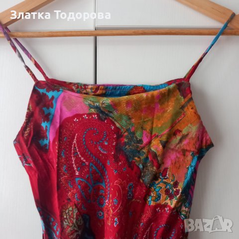 Рокля сатен , снимка 2 - Рокли - 42242700