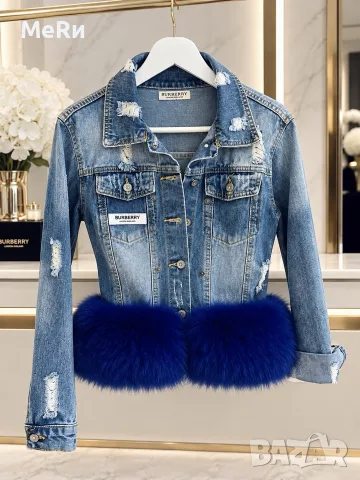 BURBERRY- Дънково яке с лисица, снимка 2 - Якета - 56117008