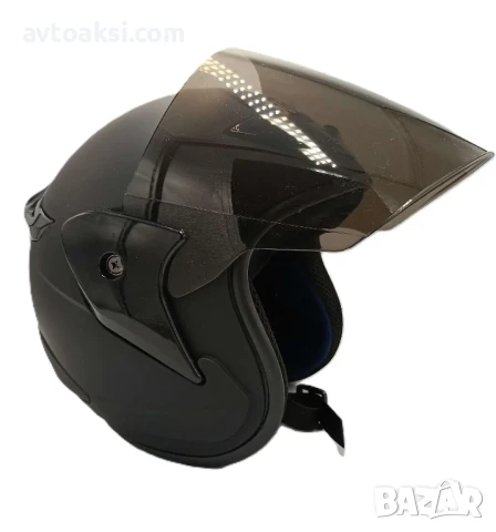 Каска за Мотор/Скутер/АТВ Черна Мат SUZUKA-555, снимка 3 - Аксесоари и консумативи - 50590321