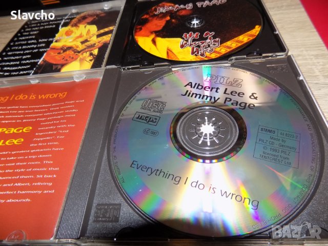 Компакт дискове на Jimmy Page & Albert Lee – Everything I Do Is Wrong/Jimmy Page – It's A Bloody Lif, снимка 3 - CD дискове - 39331408