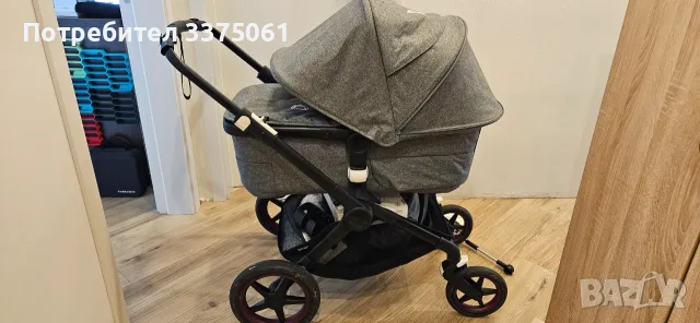 Комплект бебешка количка Bugaboo Fox 3 + Детско столче за кола, кошара и аксесоари, снимка 15 - Детски колички - 55890100
