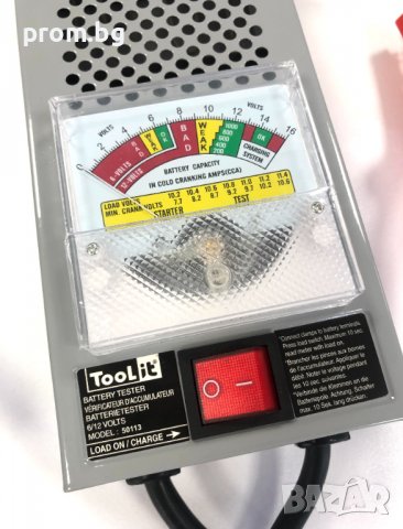тестер за акумулатори 6V и 12V, товарна вилка, GYS, Франция, снимка 9 - Други инструменти - 39301421