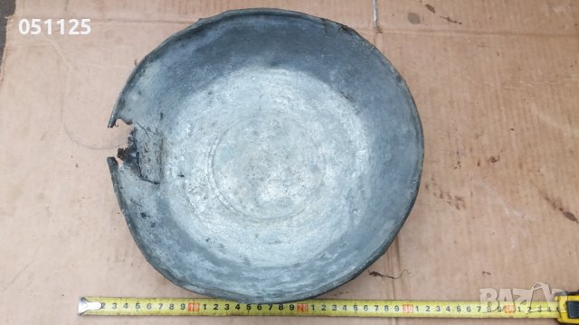 кована възрожденска купа, поднос мед , снимка 3 - Антикварни и старинни предмети - 39863170