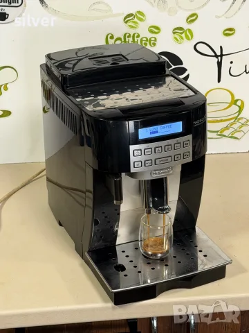 Кафемашина кафе автомат delonghi magnifica S CAPPUCCİNO с гаранция, снимка 3 - Кафемашини - 55934377